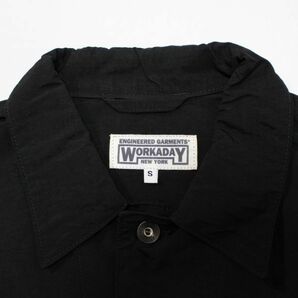 19SS Engineered Garments エンジニアードガーメンツ Workaday Shop Coat 2Ply Nylon Taslan ショップ コート S 黒の画像4