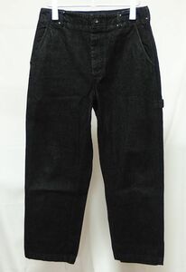 18AW Engineered Garments engineered garments Logger Pant Heavy Denimroga-pe Inter Denim брюки 32 чёрный 