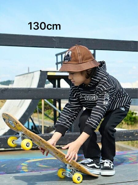 【WEB限定】XLARGE KIDS ボーダー長袖パーカ