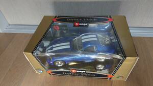 [ unopened ] Italy made BBurago 1/18 Dodge wiper GTS COUPE 1993 blue burago DODGE VIPER