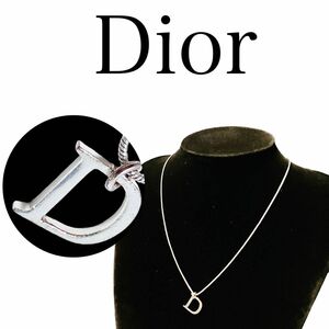 【人気品】クリスチャン ディオール dior ネックレス シルバー レディース