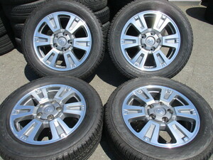 希少!?☆USトヨタ タンドラ純正 20×8J +60/PCD150&275/55R20 タイヤセット☆空気圧センサー付☆セコイア/シグナス/ランクル100/200にも