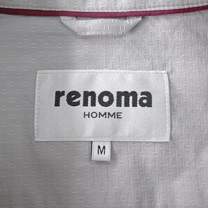 新品 レノマオム 衿ワイヤー ドビー CPO シャツ ジャケット L 薄灰 【J44393】 renoma HOMME メンズ サマー ワークシャツ シャンブレーの画像9