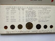 シンガポール 貨幣セット 1991年 25周年記念5ドル記念硬貨付き SINGAPORE 1991 UNCIRCULATED COIN SET 記念メダル _画像4