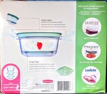 【新品】Rubbermaid 保存容器 ラバーメイド すのこ付き食品保存容器 大サイズのみ 大型 密封 プロデュースセーバー_画像5