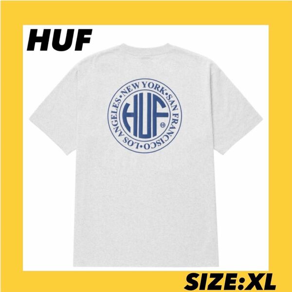 HUF Tシャツ アッシュグレー　 XL 新品未使用