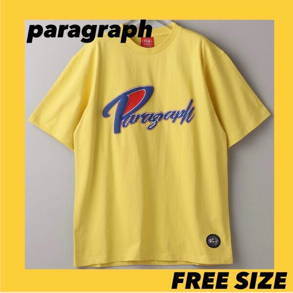 paragraph Tシャツ 黄色　イエロー　新品未使用