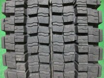 Y350【送料無料】225/80R17.5 123/122 超溝高 8.5~9分山 スタッドレス DECTES SP001 22年 6本 激安 中型 4トン トラック キャンター エルフ_画像4