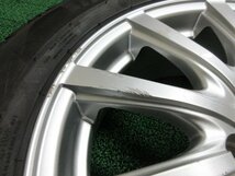 T242【送料無料 SALE品】175/65R15 超溝高 9分山 スタッドレス 2020年製 アルミ ホイールセット 4本 激安 ヴィッツ フィット インサイト 等_画像9