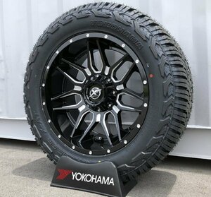 20x10J エクスペディション RAPTOR XF OFFROAD XF222 20インチマッドタイヤホイールセット YOKOHAMA GEOLANDAR X-AT 285/55R20 33x12.50R20