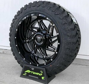 20x12J アバランチ シルバラード AMERICAN TRUXX AT165 20インチマッドタイヤホイール ATTURO TRAIL BLADE MT 285/50R20 33x12.50R20