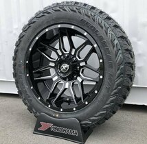 20x10J シルバラード デナリ XF OFFROAD XF222 20インチマッドタイヤホイール YOKOHAMA GEOLANDAR MT G003 275/55R20 295/55R20 33インチ_画像1