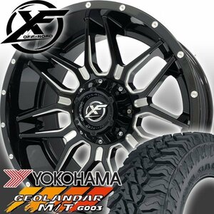 20x10J サバーバン アバランチ XF OFFROAD XF222 20インチマッドタイヤホイール YOKOHAMA GEOLANDAR MT G003 275/55R20 295/55R20 33インチ