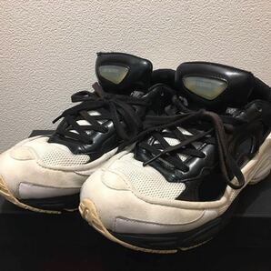 RAF SIMONS adidas Replicant Ozweego スニーカー 黒 白 靴 BB7988 US8の画像2