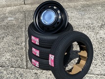 送料無料/オシャレ鉄ちん 14インチ4.5J+45 TOYO SD-K7 155/65R14 75S クロームCAP ムーブキャンバス/スペーシア/N-ONE/ウエイク/軽自動車_画像4