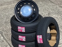 送料無料/オシャレ鉄ちん 14インチ4.5J+45 TOYO SD-K7 155/65R14 75S クロームCAP ムーブキャンバス/スペーシア/N-ONE/ウエイク/軽自動車_画像3