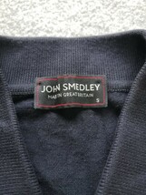 JOHN SMEDLEY ジョンスメドレー 30Gシーアイランドコットン ニットポロシャツ ISIS ネイビー_画像2