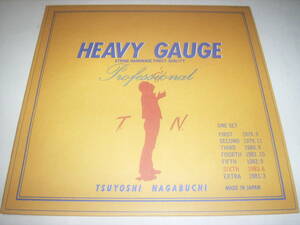 長渕剛のＬＰ「ＨＥＡＶＹ　ＧＡＵＧＥ」！当時のハガキ付！