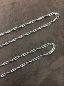  titanium necklace twist chain double screw chain original titanium chain 