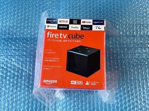 新品 [Amazon Fire TV Cube (第2世代) Alexa対応音声認識リモコン(第3世代)付属 ストリーミングメディアプレーヤー]