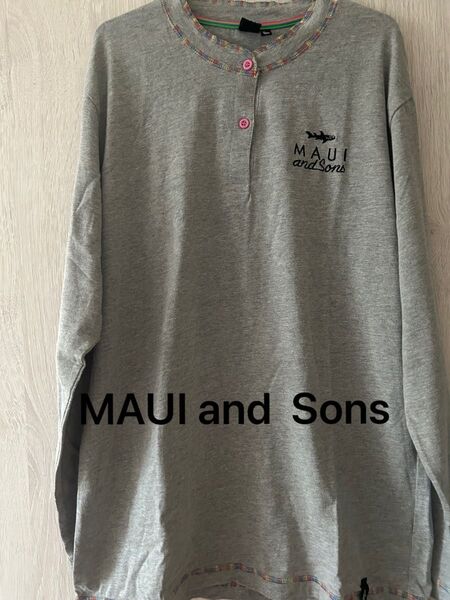 MAUI and Sons マウイアンドサンズ メンズ長袖カットソー トレーナー Lサイズ