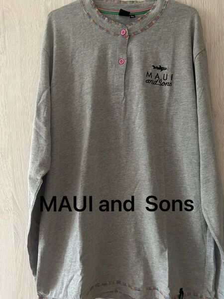 MAUI and Sons マウイアンドサンズ　メンズ長袖カットソー　トレーナー　Lサイズ