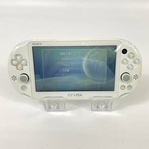 Sony PlayStation Vita PCH-2000 ホワイト 動作品　初期化済　ソニー　プレイステーション　PS 0460