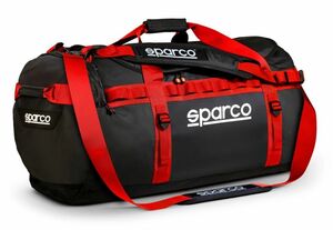 SPARCO（スパルコ） BAG ダッフルバッグ ブラックxレッド DAKAR-L DUFFLE BAG