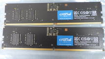 ■Crucial■288pin DDR5-4800 16GB(8GBx2)■CT8G48C40U5.M4A1■中古■　★即決★_画像1