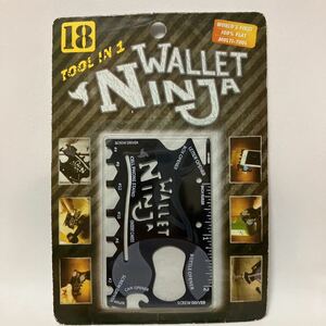 NINJA WALLET カード型マルチツール 18 in 1 ニンジャウォレット スクリュードライバー ヘックスドライバー 六角ドライバー