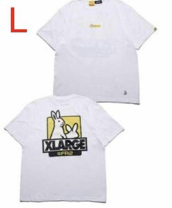 FR2 xlarge FXXK ICON Tee コラボ エクストララージ 半袖Tシャツ 新品 白 ホワイト タグ付き Lサイズ