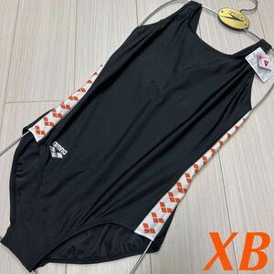 arena Arena for women swimsuit black × orange XB(5L) size new goods 