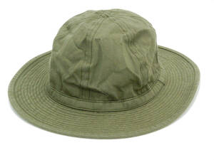 7 1/4 (頭まわり 約58cm) バズリクソンズ Buzz Rickson ハット BR02537 ヘリンボーンツイル 帽子 東洋エンター ARMY HAT オリーブ 新品