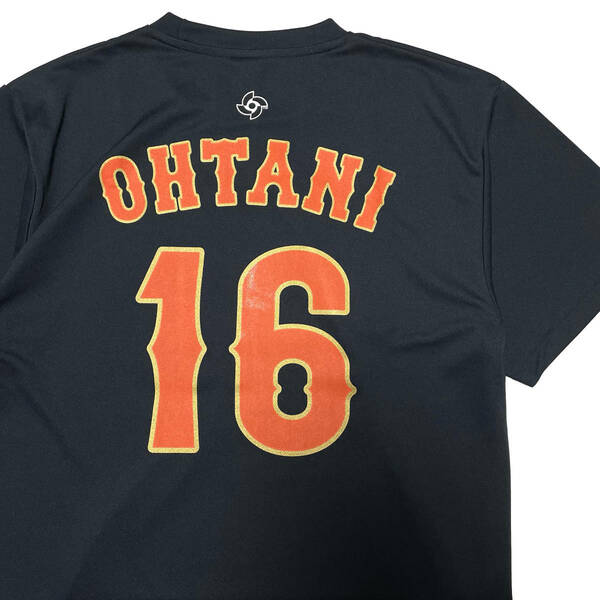 新品XL紺★2023WBC大谷翔平16ナンバーTシャツSHOHEI OHTANI侍ジャパンMIZUNO正規品SAMURAI JAPANミズノNAVYユニフォームMVP日本代表T-Shirt