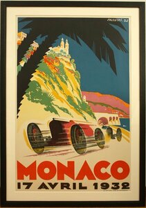 * last price cut * new amount * Robert *farukchi[ Monaco Grand Prix 1932'] recommended goods! large size lithograph poster Robert Falcucci*