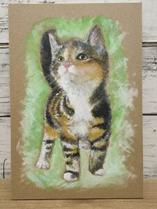 Art hand Auction 猫咪小猫绘画盘, 内饰配件, 装饰品, 其他的