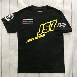 Йошимура Suzuki Suzuki JS7 Джеймс Стюарт Джеймс Стюарт Moto Cross Racing Team Обе боковой принт T -Fish M Size