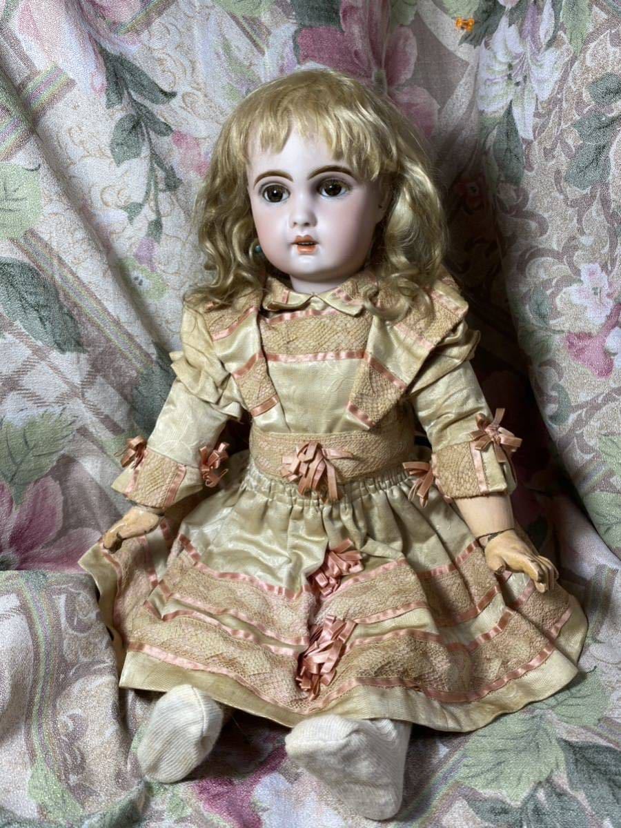 アンティークドール アンドレ・テュイエ 1880年代 保証書 50cm 買い