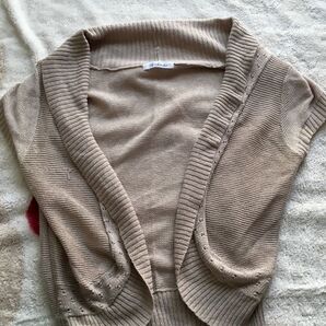 テチチ 半袖カーディガン ボレロ