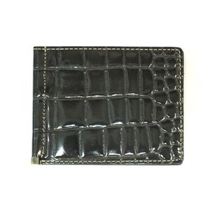 Ainsoph Ein Soft Croco Press Card Card Clase Money Clip [Бесплатная доставка] [Магазин пешки Кантен Бюро Йокохама Конан Магазин] Используемые товары, используемые AB