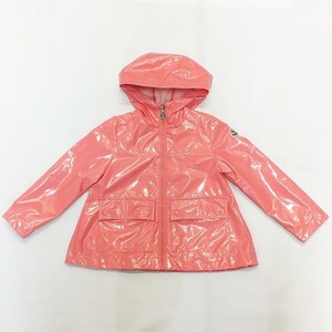 MONCLER モンクレール C1954460035 キッズ レインコート ピンク【送料無料】中古品　used AB