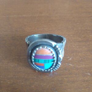 silver　シルバー　刻印925 リング　指輪　ターコイズ　石