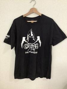 新日本プロレス　オフィシャル　FING of BARFNESS イービス　プリントTシャツ　プロレス　格闘技　古着