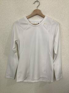 adidas Adidas You neck long sleeve jersey lady's sport wear training wear white old clothes 