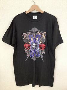 X エックス　violence in jealousy TOUR 1991 STAFF Tシャツ　邦楽　ハードロック　ロック　バンドTシャツ　古着