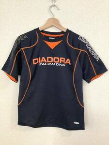 DIADORA ディアドラ　半袖ジャージ　トレーニングウェア　スポーツウェア　サッカー　メンズ　S 古着