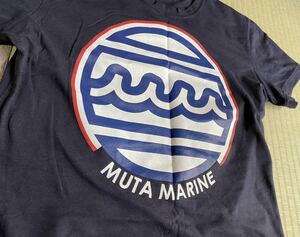 【良品/古着】muta MARINE/ムータマリン Tシャツ ネイビー Sサイズ