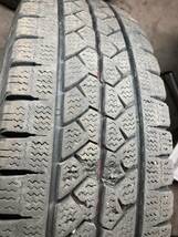 195/80R15 107/105L LT ブリヂストン BLIZZAK ブリザック VL1 4本セット スタッドレスタイヤ 中古 19年製 15インチ ハイエース キャラバン_画像9