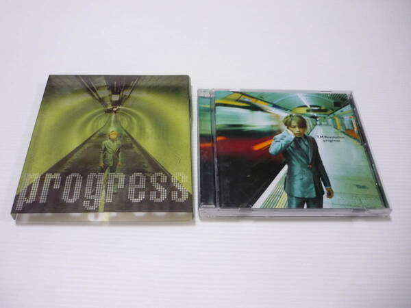 [管00]【送料無料】CD T.M.Revolution / progress 西川貴教 TMR 浅倉大介 access 透明スリーブケース 邦楽