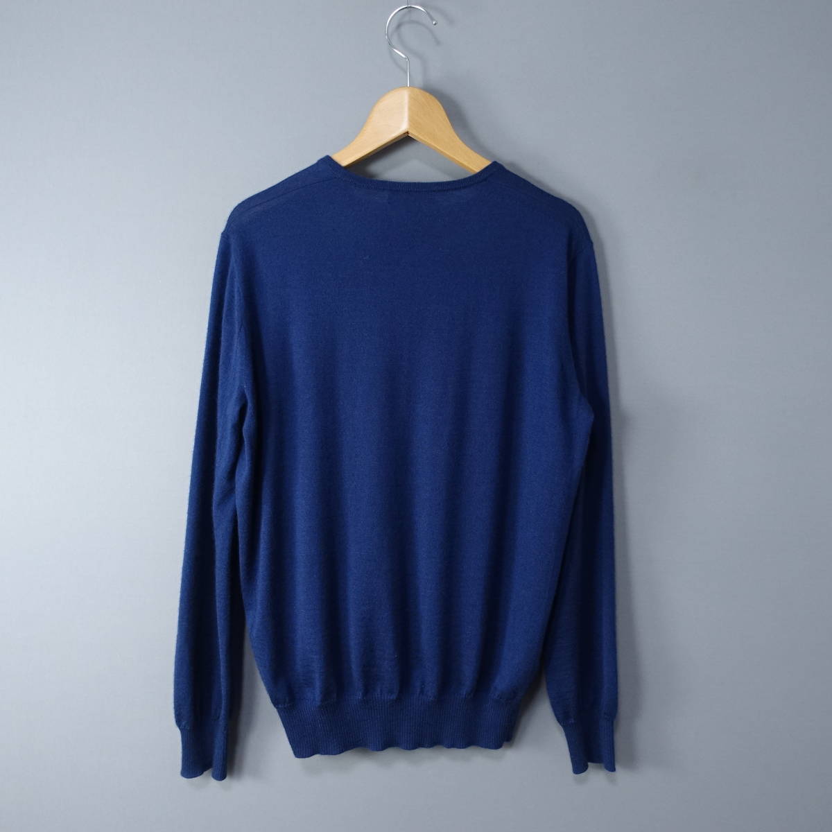 ☆美品☆Drawer/ドゥロワー/1/カシミヤ/シルクセーター/ネイビー